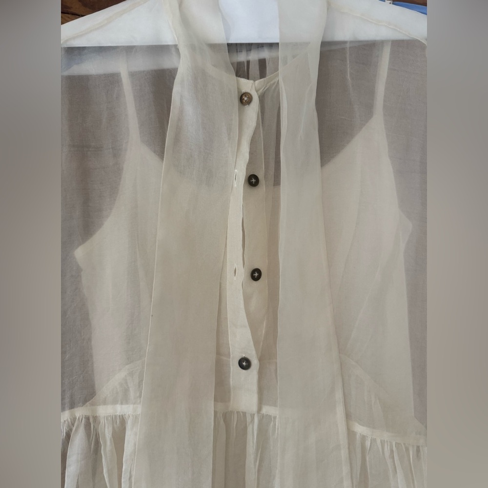 Runaway Bicycle Aouli Dress Ivory XS - Picture 2 of 10
